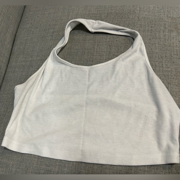 5/10 SHEIN Large White Halter Top - Picture 1 of 4